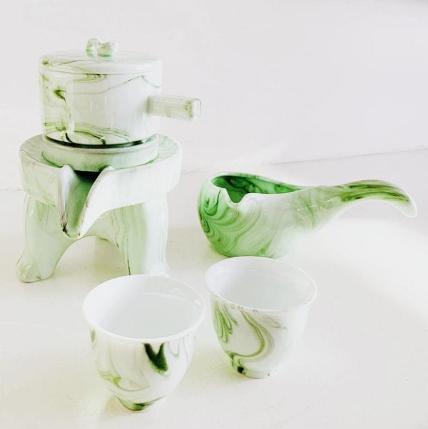 ceramic bamboo tea set gift roleaf