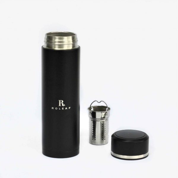 roleaf black stainless steel flask temperature